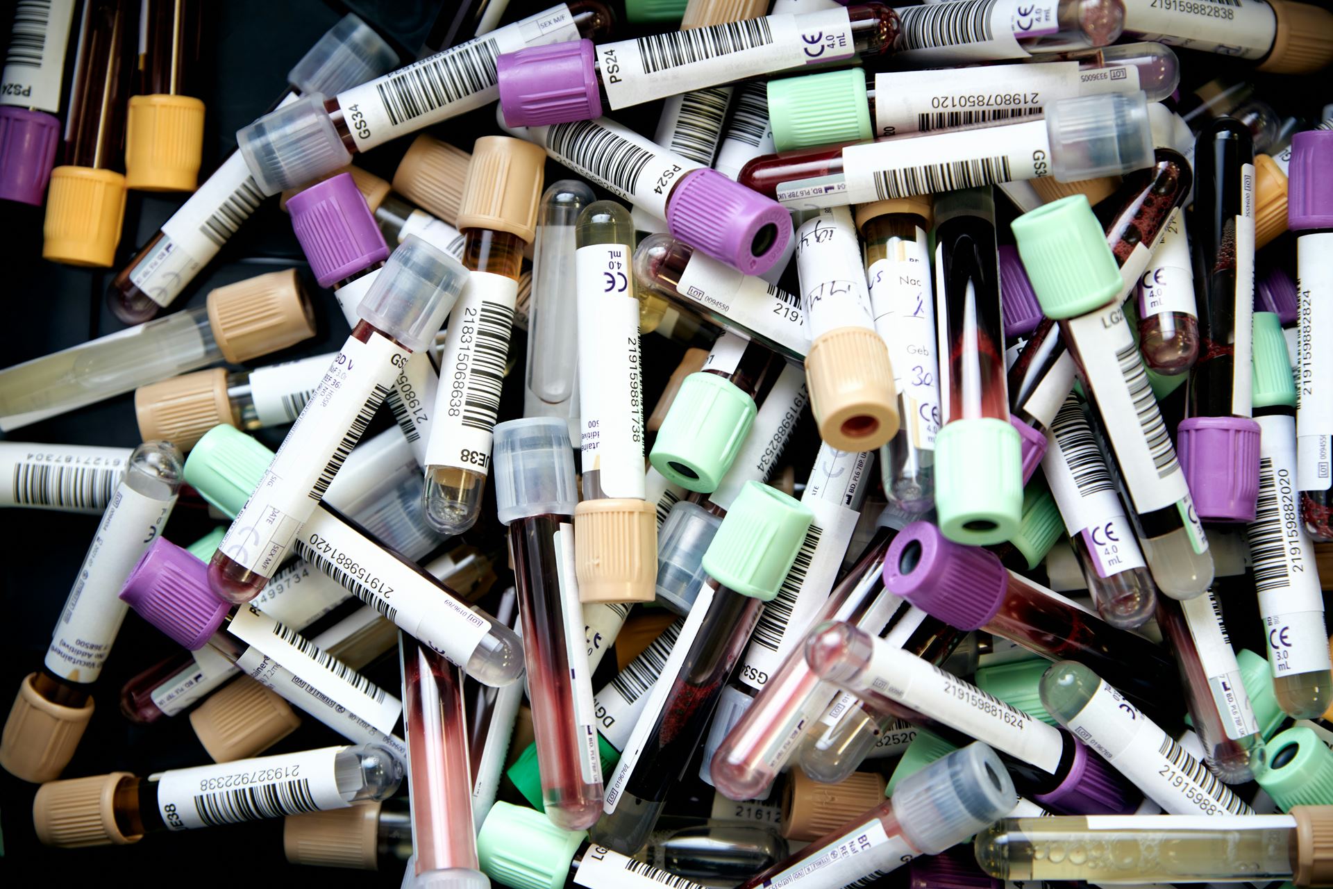 blood test bottles
